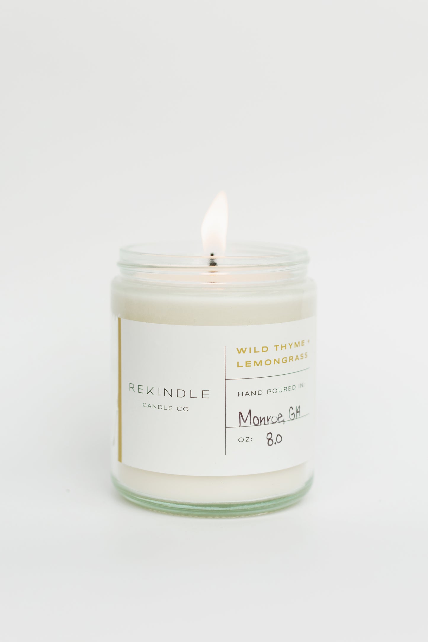 Wild Thyme + Lemongrass Soy Candle