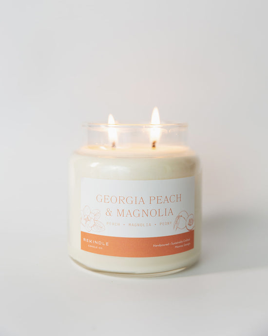 Georgia Peach + Magnolia Soy Candle