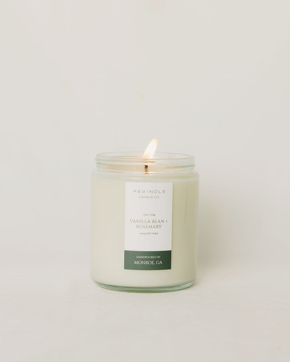 Vanilla Bean + Rosemary Soy Candle