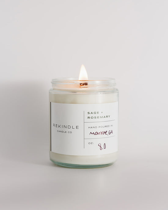 Sage + Rosemary Soy Candle