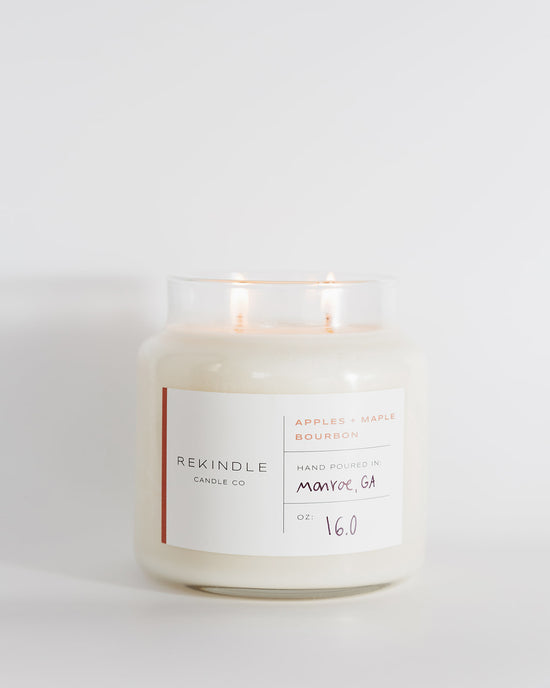 Apples + Maple Bourbon Soy Candle