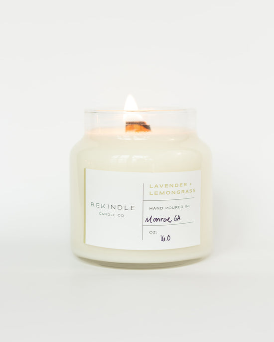 Lavender + Lemongrass Soy Candle