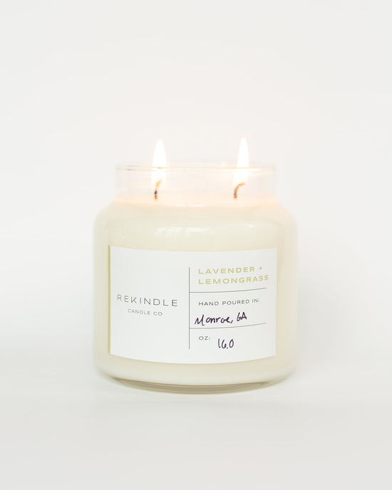 Lavender + Lemongrass Soy Candle