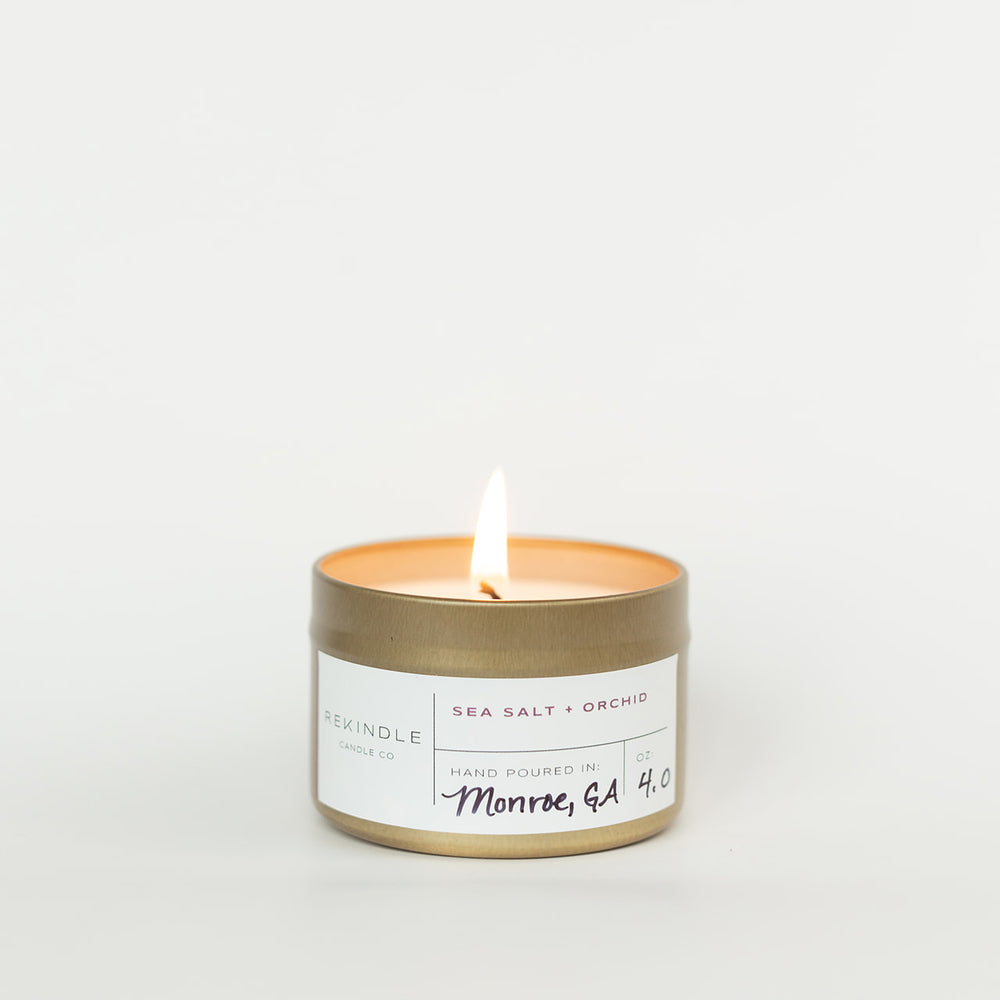 
                      
                        Sea Salt + Orchid Soy Candle
                      
                    