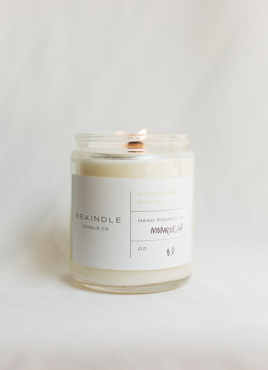 Load image into Gallery viewer, Honeydew Melon Soy Candle

