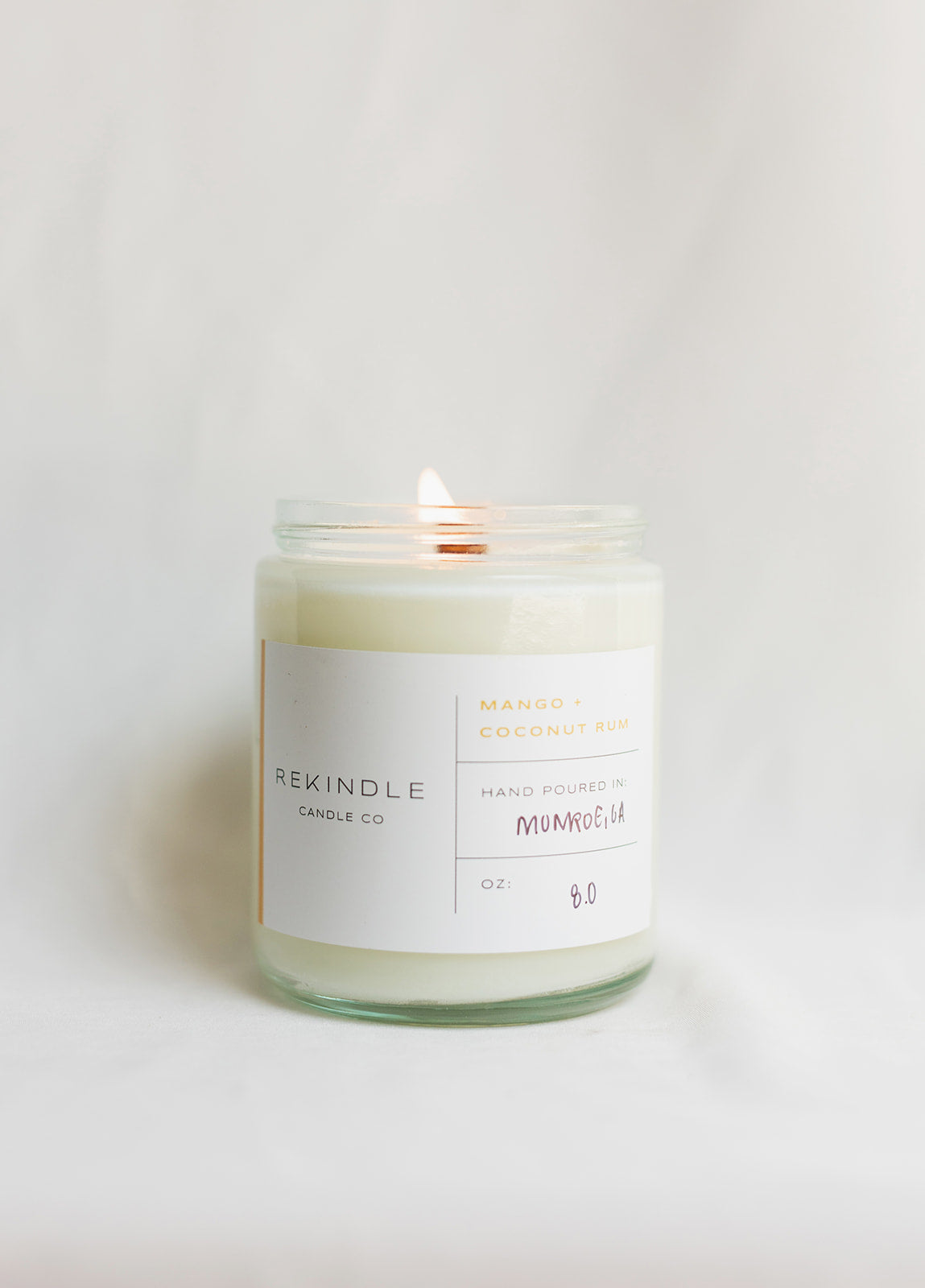 Mango + Coconut Rum Soy Candle