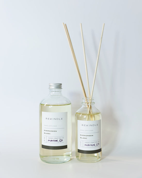 Load image into Gallery viewer, Evergreen Blanc Reed Diffuser
