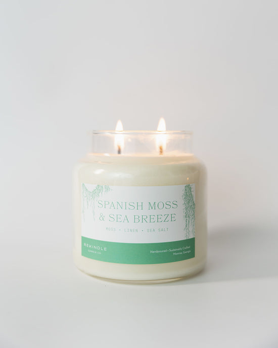 Spanish Moss + Sea Breeze Soy Candle