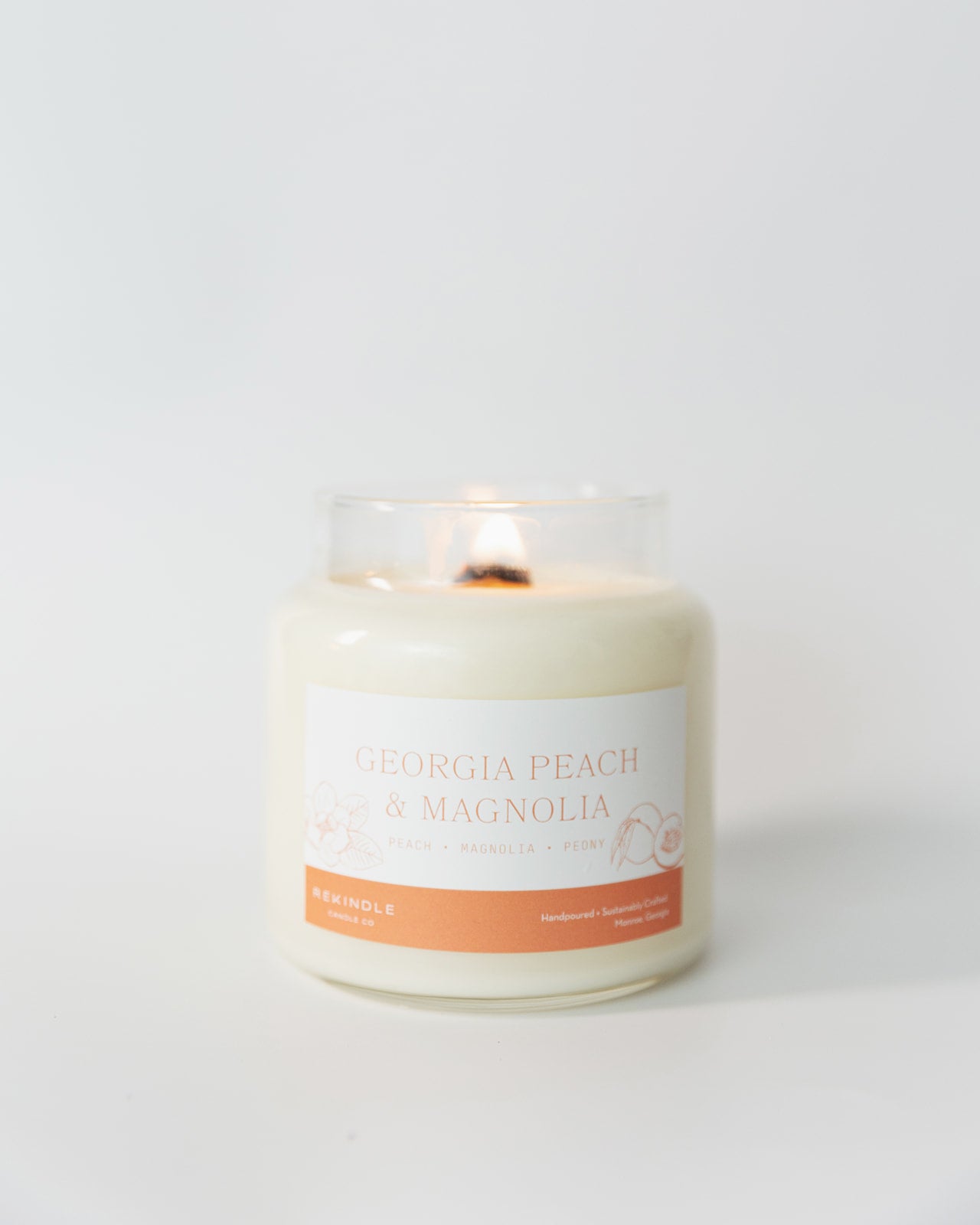 Georgia Peach + Magnolia Soy Candle