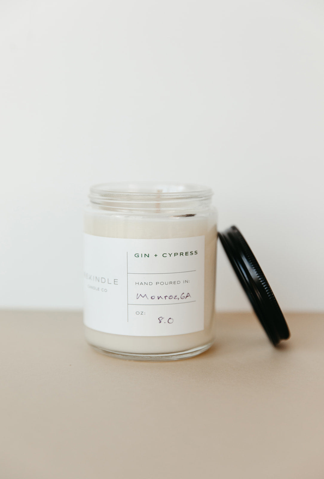 Gin + Cypress Soy Candle