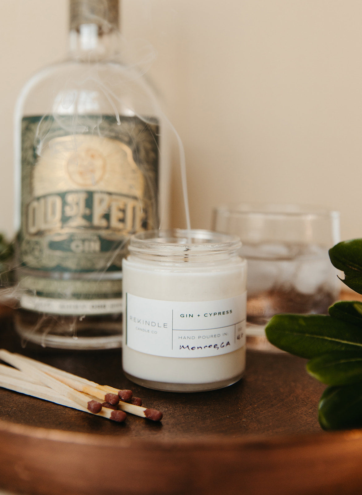 Gin + Cypress Soy Candle