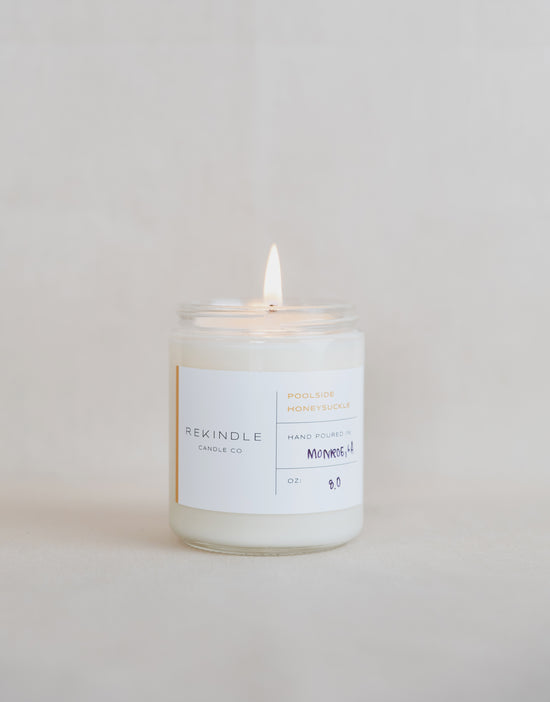 Poolside Honeysuckle Soy Candle